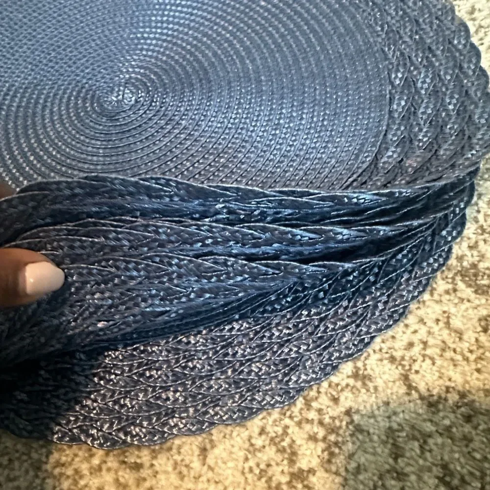 Homegoods Round (6) Textured  Placemats